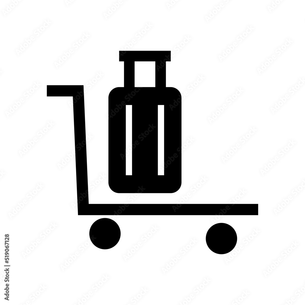 airport trolley icon or logo isolated sign symbol vector illustration - high quality black style vector icons
airport trolley icon or logo isolated sign symbol vector illustration - high quality black style vector icons