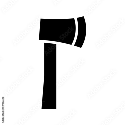 axe icon or logo isolated sign symbol vector illustration - high quality black style vector icons
