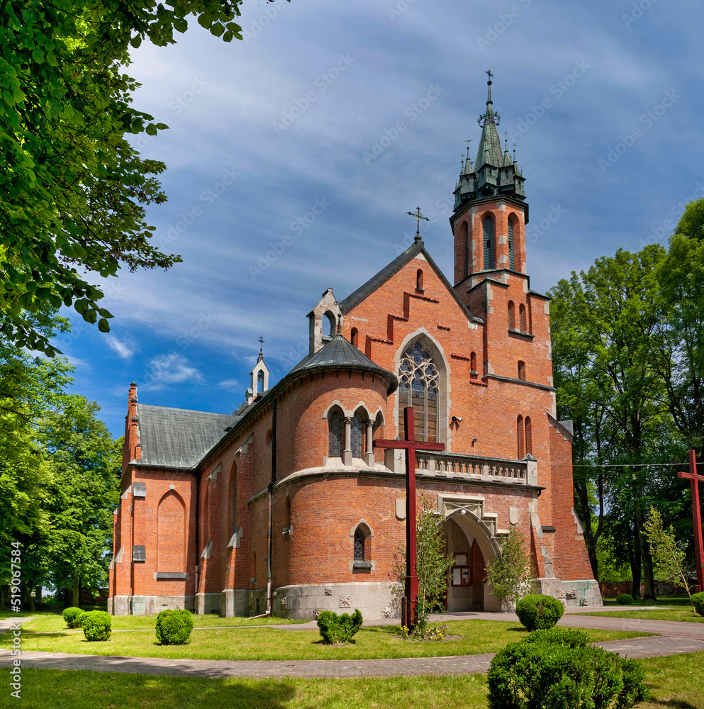 Church of Our Lady of Czestochowa, Dolhobyczow, Lublin Voivodeship, Poland.