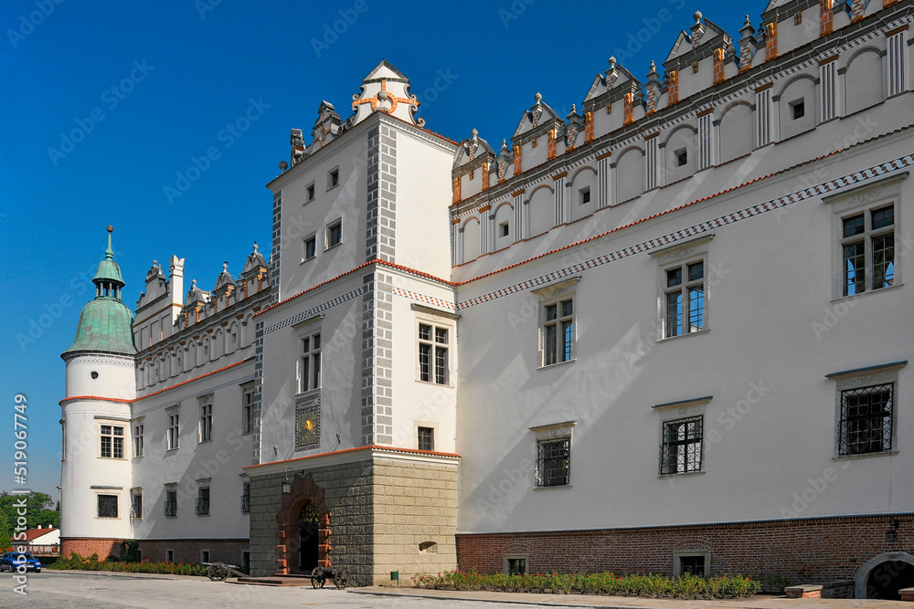 Baranow Sandomierski castle, in Subcarphatian Voivodeship, Poland.
