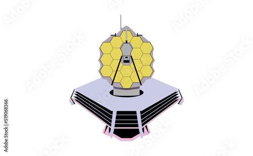James webb space telescope is a space program perform by nasa photo