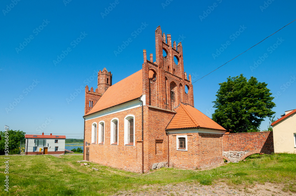 Gothic church in Prabuty