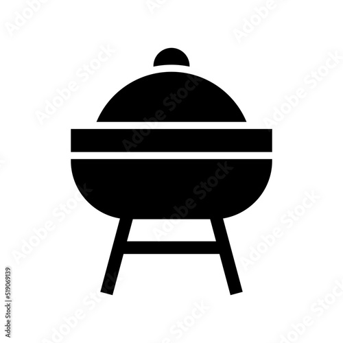 grill icon or logo isolated sign symbol vector illustration - high quality black style vector icons 