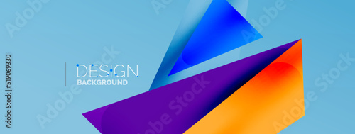 Free Download Background abstract overlapping shapes. Minimal composition vector illustration for wallpaper banner background or landing page - GFXLoad