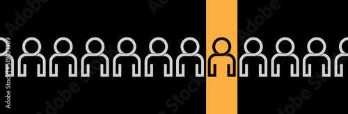 career icon on white background