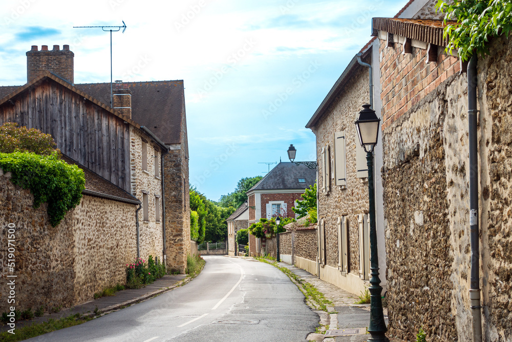 Street view of Janvry in France
