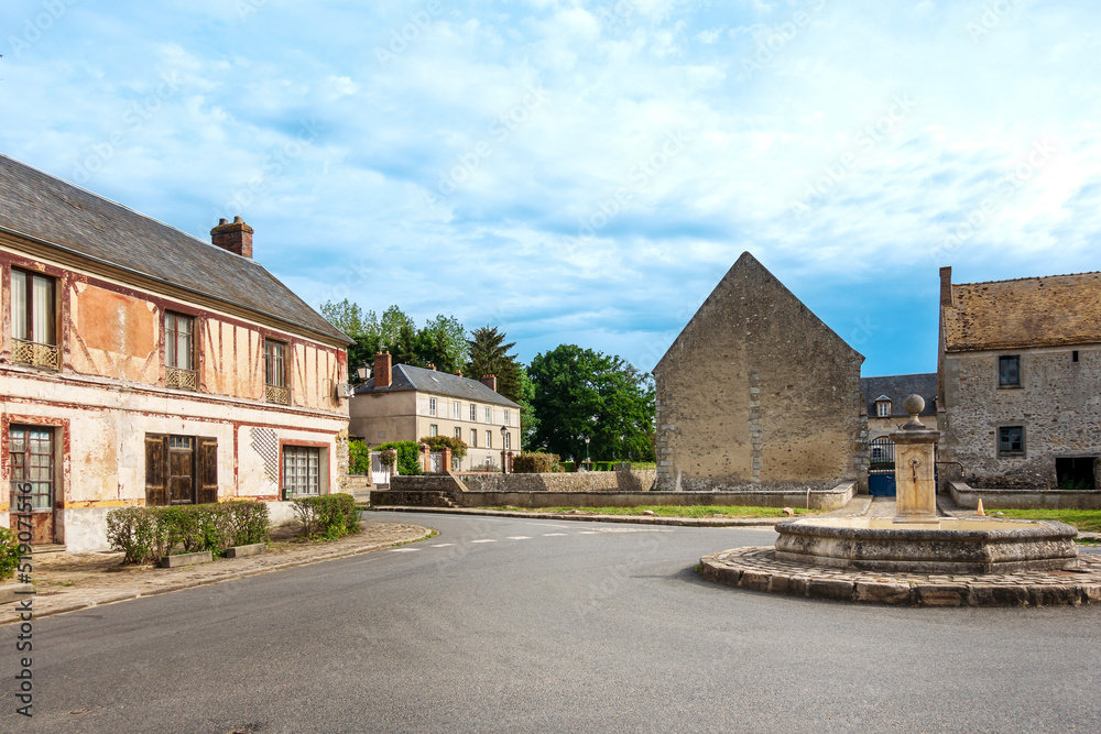 Street view of Janvry in France