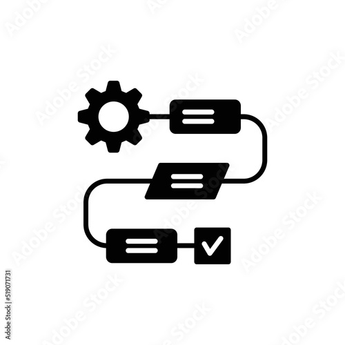 workflow icon flat style trendy stylist simple