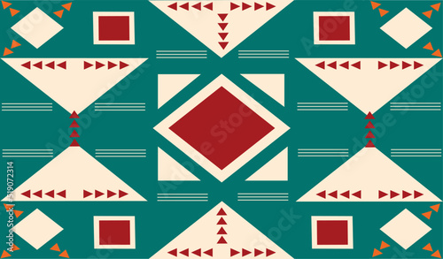 Colored geometric abstract background. Modern grid flyer with geometric shapes, graphics. geometric grid banner bright presentation illustration.