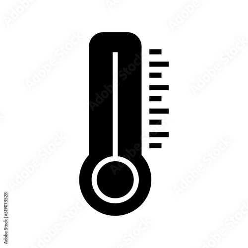 thermometer icon or logo isolated sign symbol vector illustration - high quality black style vector icons

