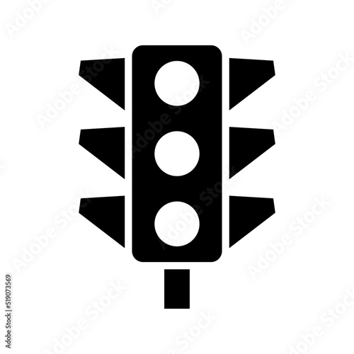 traffic lights icon or logo isolated sign symbol vector illustration - high quality black style vector icons
