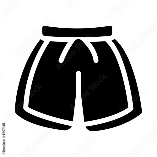 swimming trunks glyph icon