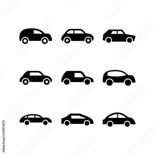 car icon or logo isolated sign symbol vector illustration - high quality black style vector icons 