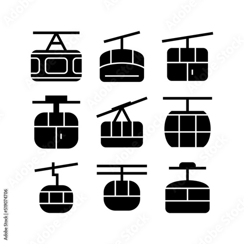 funicular icon or logo isolated sign symbol vector illustration - high quality black style vector icons
