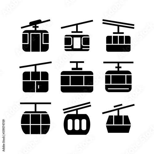 funicular icon or logo isolated sign symbol vector illustration - high quality black style vector icons
