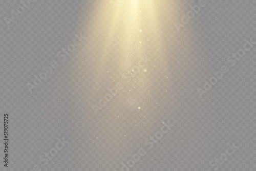 Vector Spotlights. Scene. Light Effects.