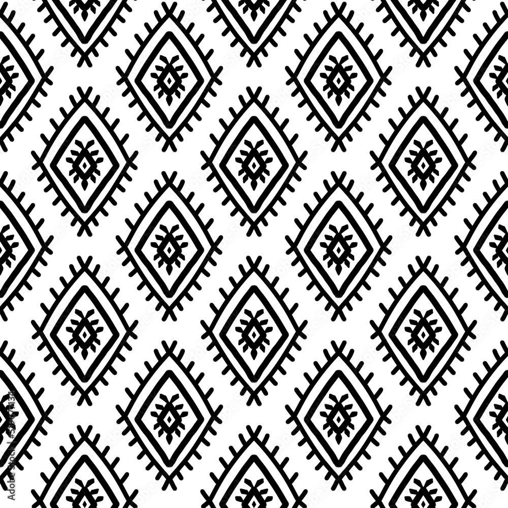 black and white pattern