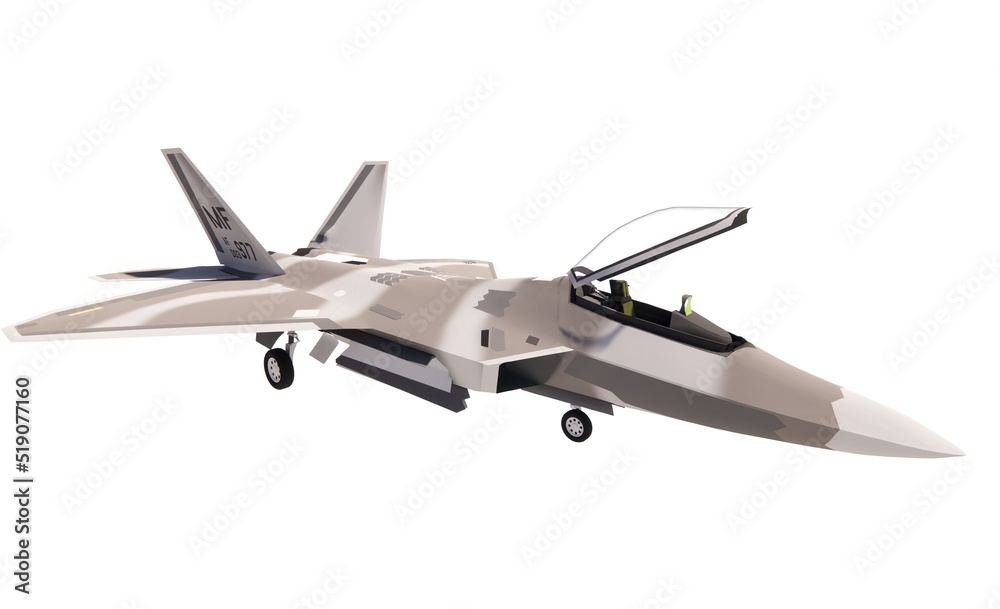 Jet fighter military concept 3d illustration aircraft render Jet fighter military concept 3d illustration aircraft render