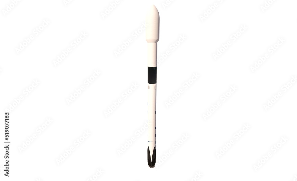 Rocket 3d concept illustration template science Rocket 3d concept illustration template science