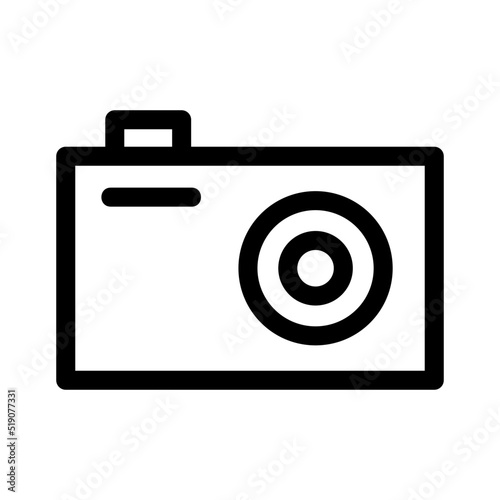 camera icon or logo isolated sign symbol vector illustration - high quality black style vector icons 