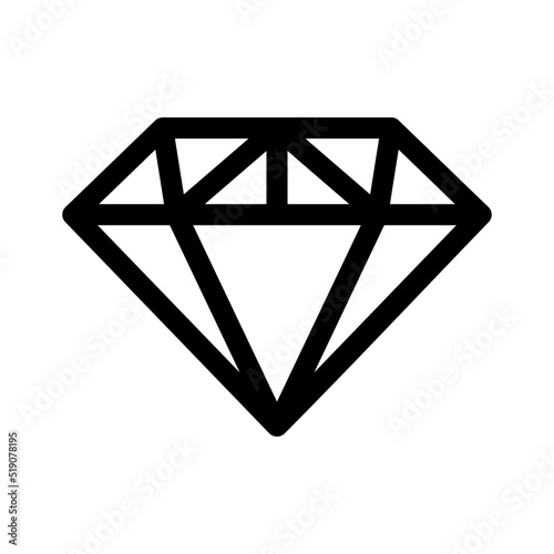 diamond icon or logo isolated sign symbol vector illustration - high quality black style vector icons
