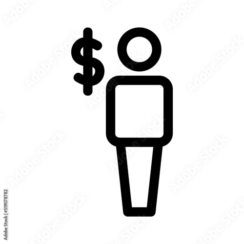 bribe icon or logo isolated sign symbol vector illustration - high quality black style vector icons
