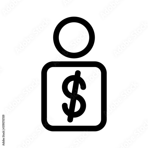 bribe icon or logo isolated sign symbol vector illustration - high quality black style vector icons
