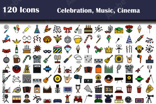 120 Icons Of Celebration, Music, Cinema photo