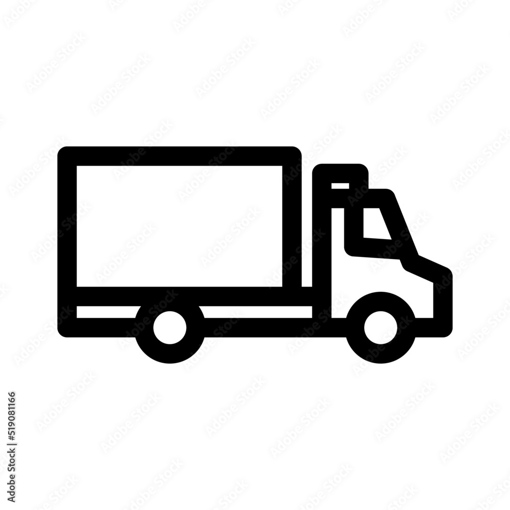 truck icon or logo isolated sign symbol vector illustration - high quality black style vector icons
