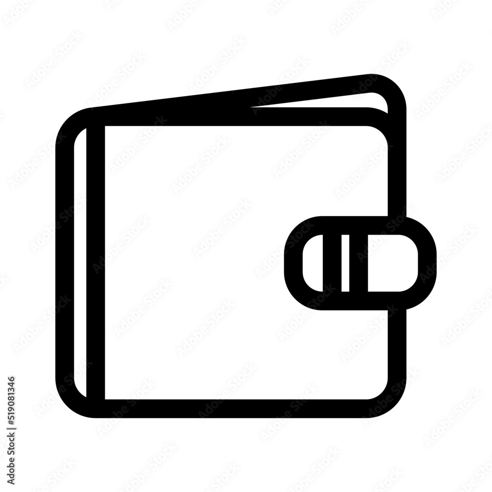 wallet icon or logo isolated sign symbol vector illustration - high quality black style vector icons
