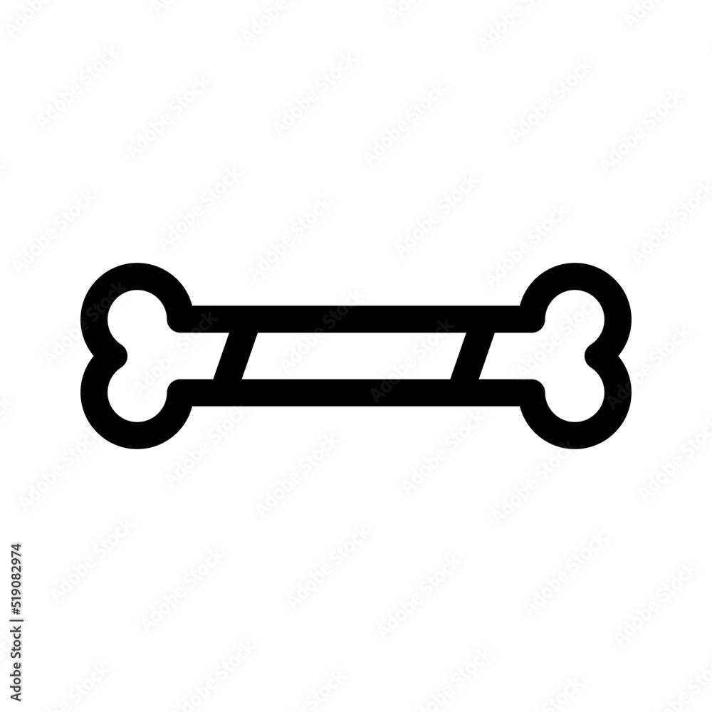 bone icon or logo isolated sign symbol vector illustration - high quality black style vector icons
