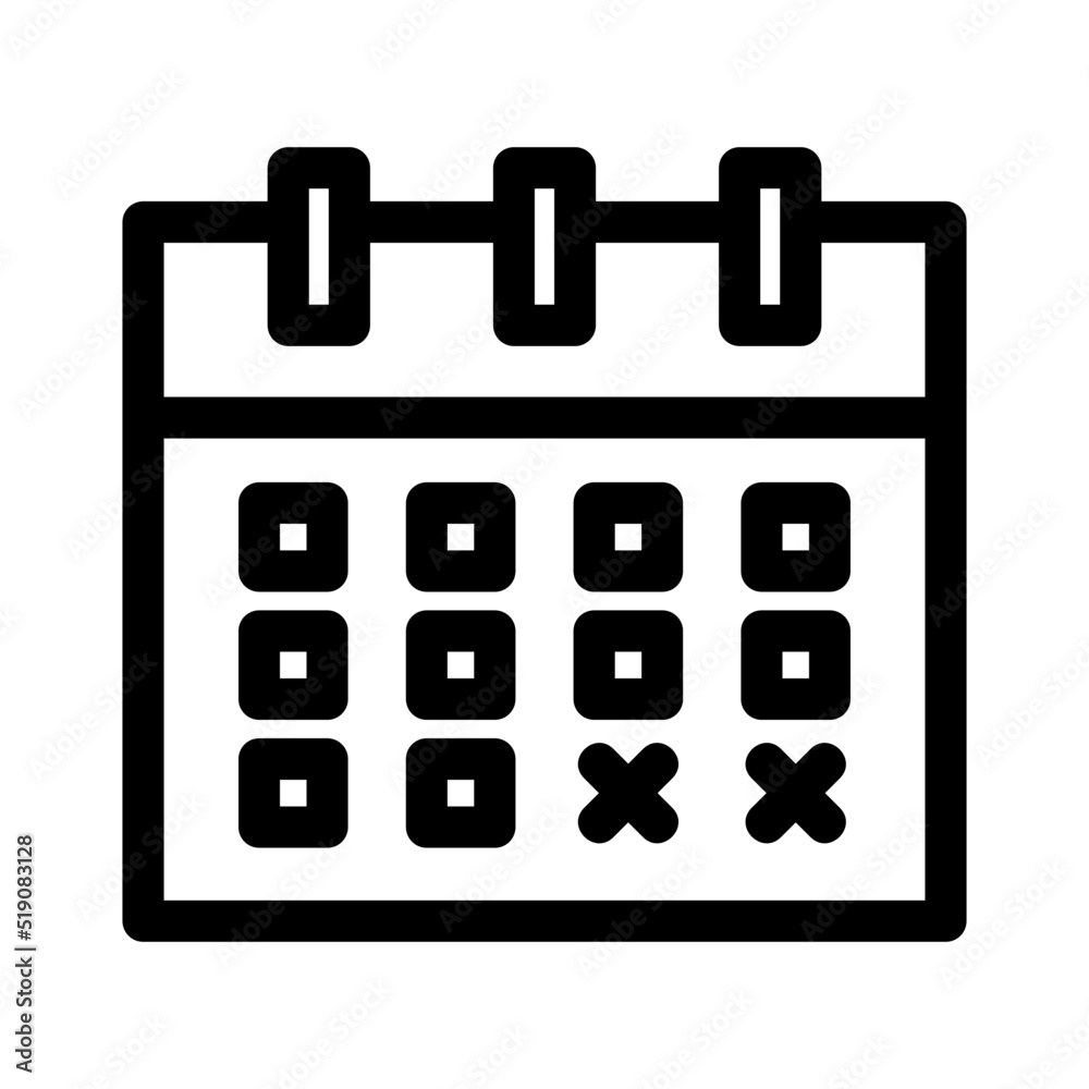 calendar icon or logo isolated sign symbol vector illustration - high quality black style vector icons
calendar icon or logo isolated sign symbol vector illustration - high quality black style vector icons