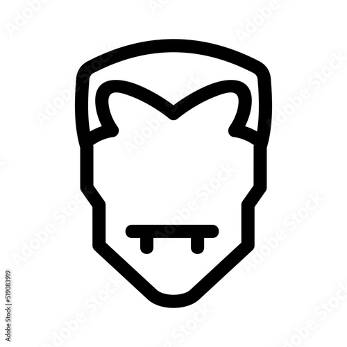 dracula icon or logo isolated sign symbol vector illustration - high quality black style vector icons
