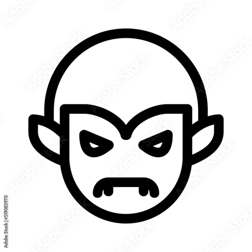 dracula icon or logo isolated sign symbol vector illustration - high quality black style vector icons
