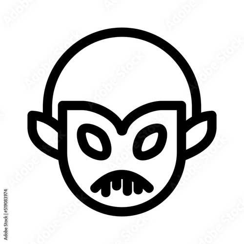dracula icon or logo isolated sign symbol vector illustration - high quality black style vector icons
