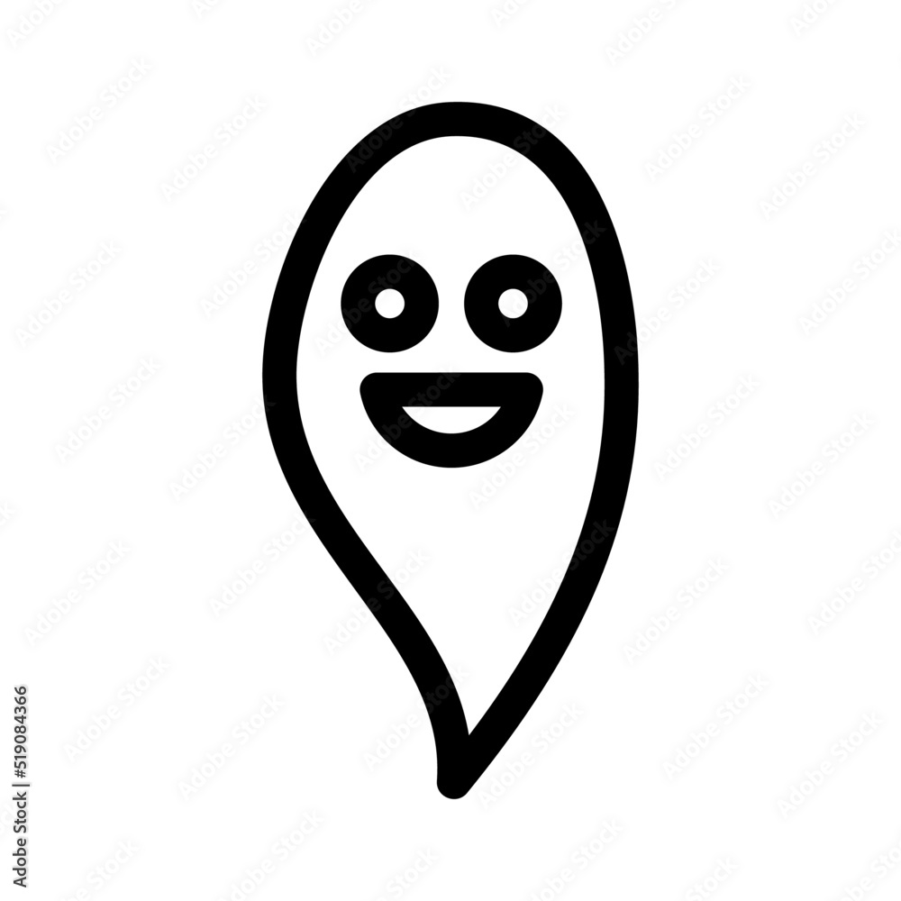 ghost icon or logo isolated sign symbol vector illustration - high quality black style vector icons
