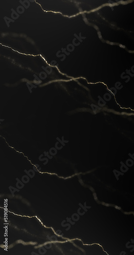 Abstract golden marble texture on grunge black vertical background. Luxury dy...