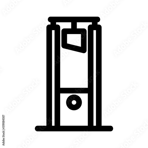 guillotine icon or logo isolated sign symbol vector illustration - high quality black style vector icons
