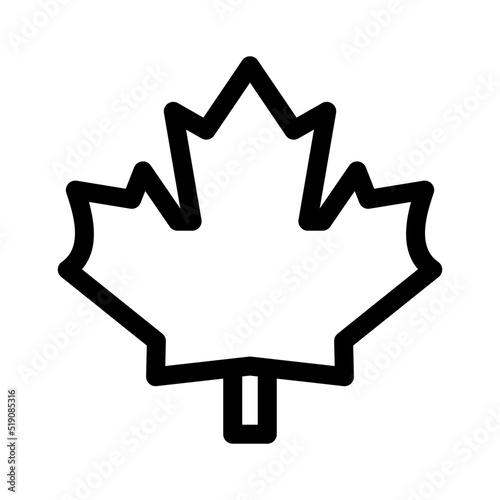 maple leaf icon or logo isolated sign symbol vector illustration - high quality black style vector icons 