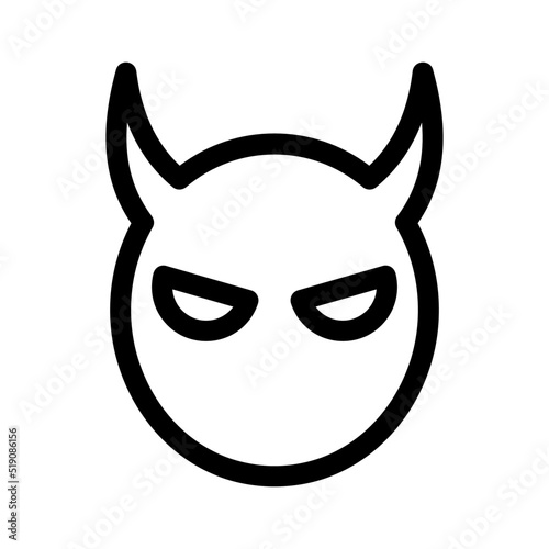 satan icon or logo isolated sign symbol vector illustration - high quality black style vector icons
