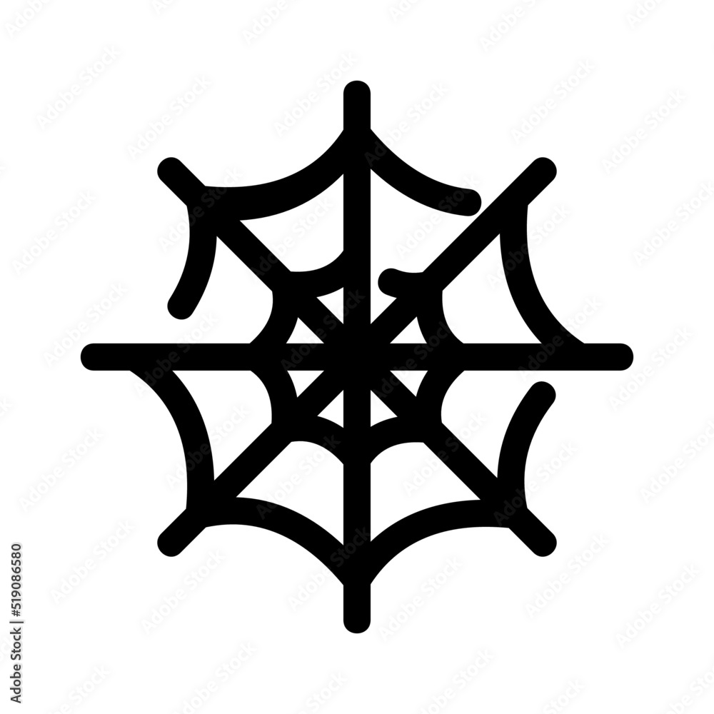 spider web icon or logo isolated sign symbol vector illustration - high quality black style vector icons
