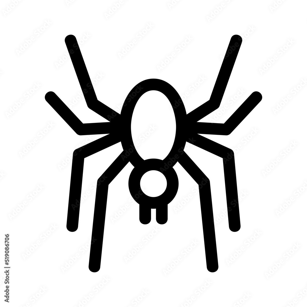 Obraz premium spider icon or logo isolated sign symbol vector illustration - high quality black style vector icons 