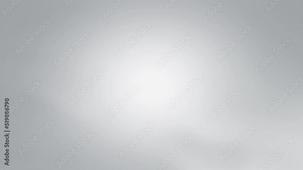 Clock zoom out of screen grey background showing passing time