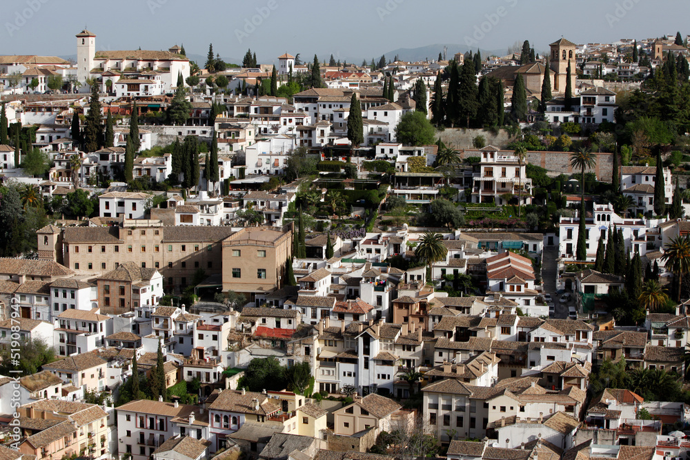 Albaicin seen from Alhambra