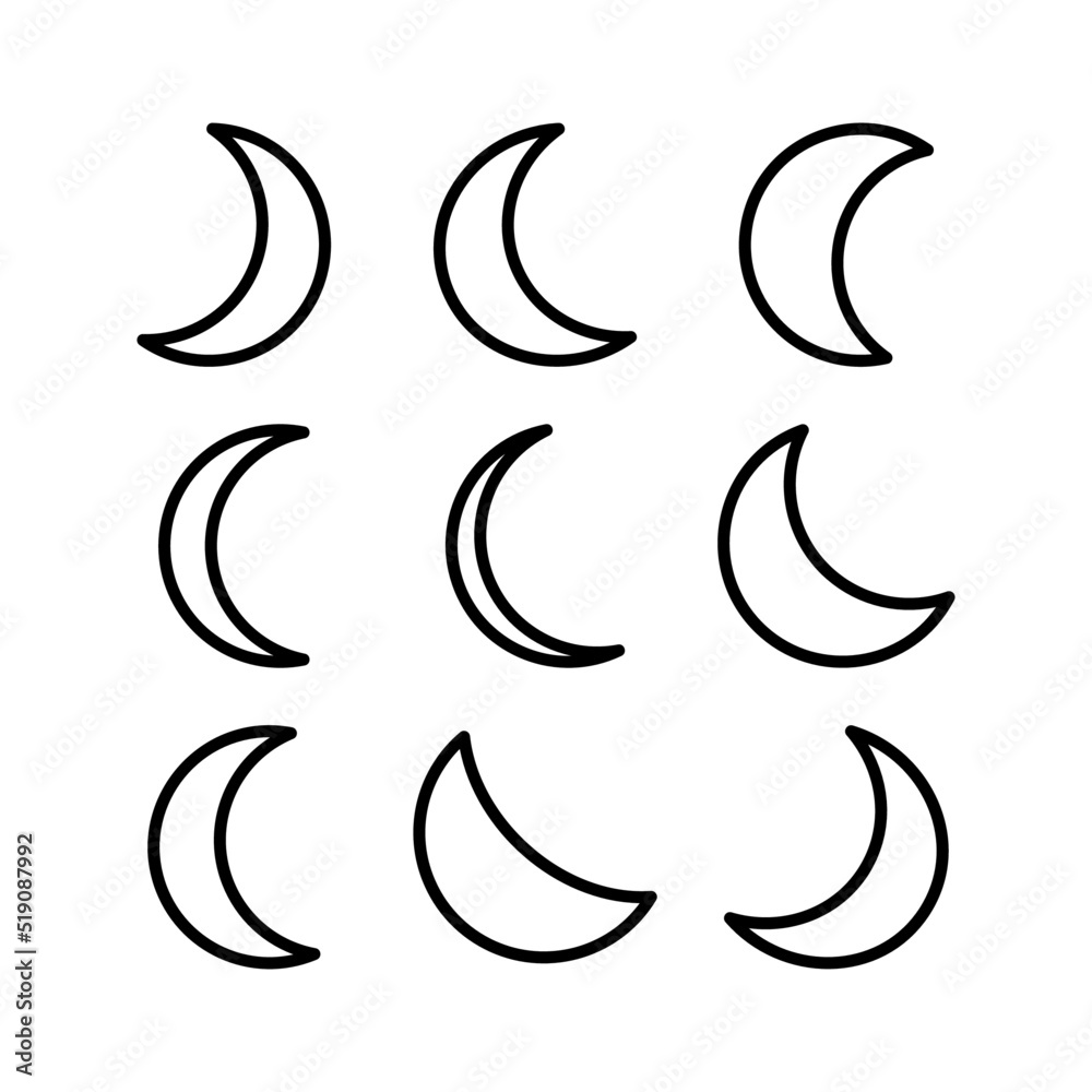 moon icon or logo isolated sign symbol vector illustration - high quality black style vector icons
moon icon or logo isolated sign symbol vector illustration - high quality black style vector icons