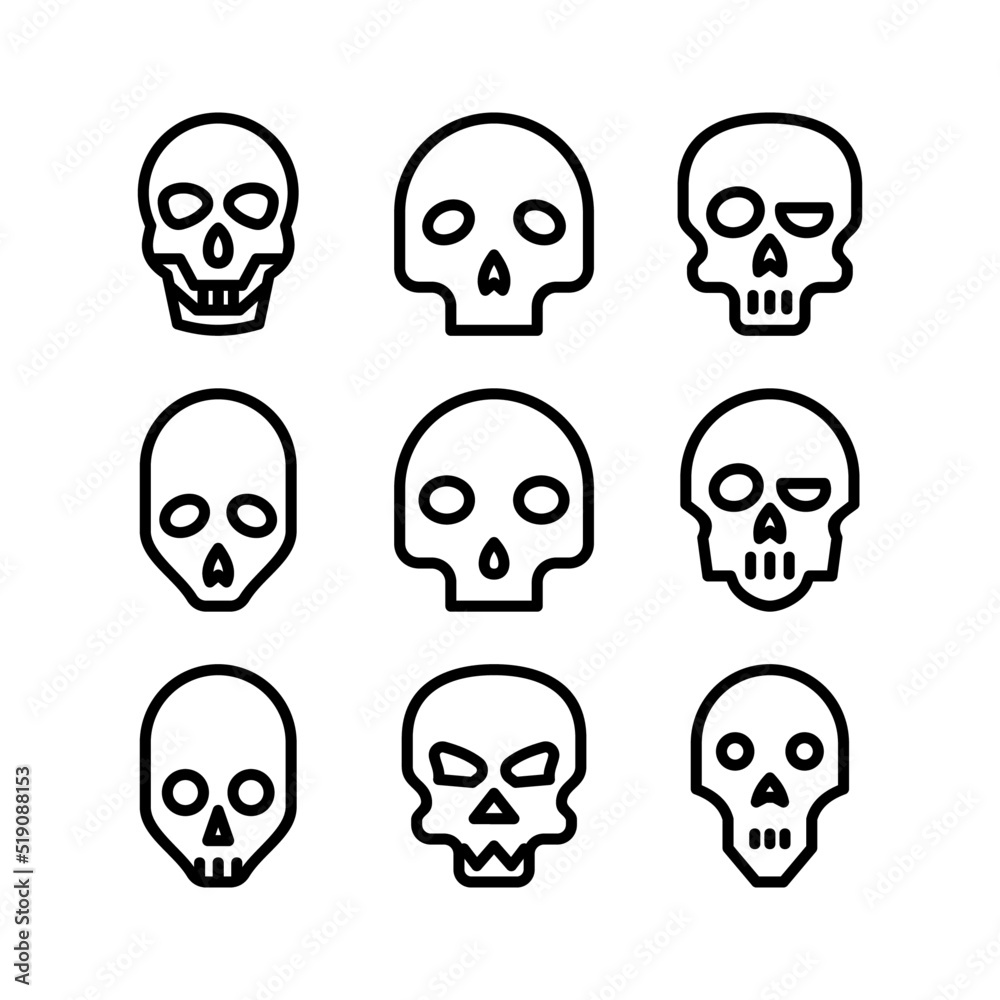 skull icon or logo isolated sign symbol vector illustration - high quality black style vector icons
skull icon or logo isolated sign symbol vector illustration - high quality black style vector icons