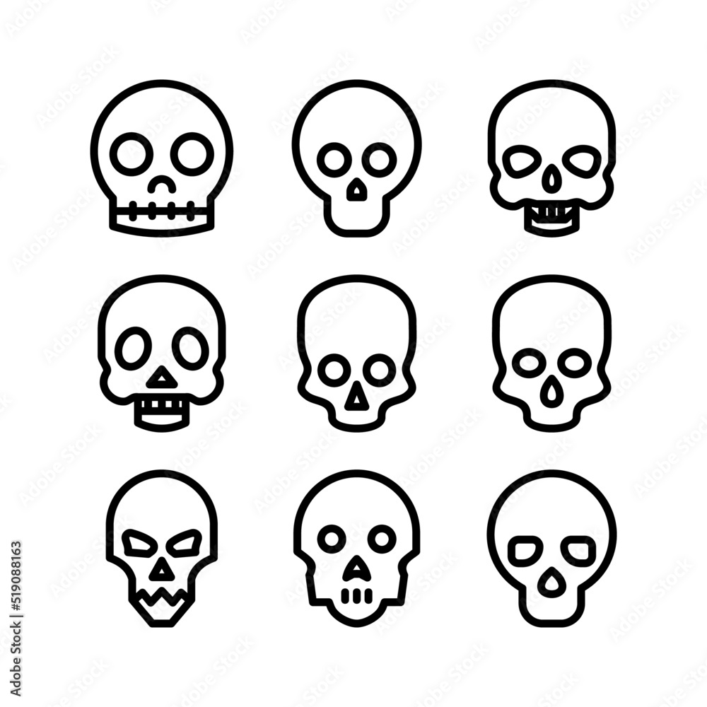 skull icon or logo isolated sign symbol vector illustration - high quality black style vector icons
skull icon or logo isolated sign symbol vector illustration - high quality black style vector icons