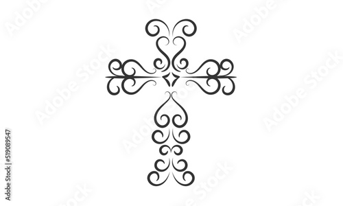 Holy Cross Design for print or use as poster, card, flyer, Tattoo or T Shirt