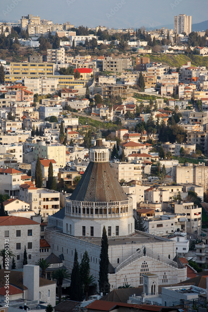 Nazareth basilica and city