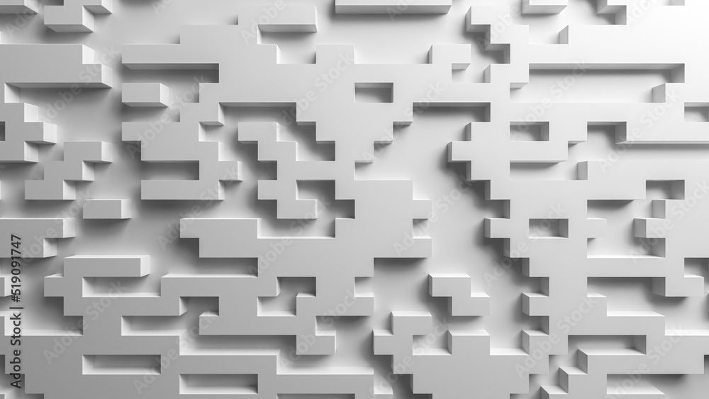 White 3d background vector abstract pattern texture